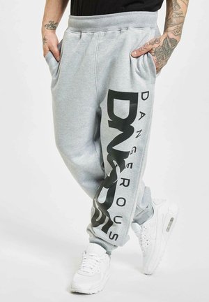 HERREN CLASSIC - Tracksuit bottoms - grey melange