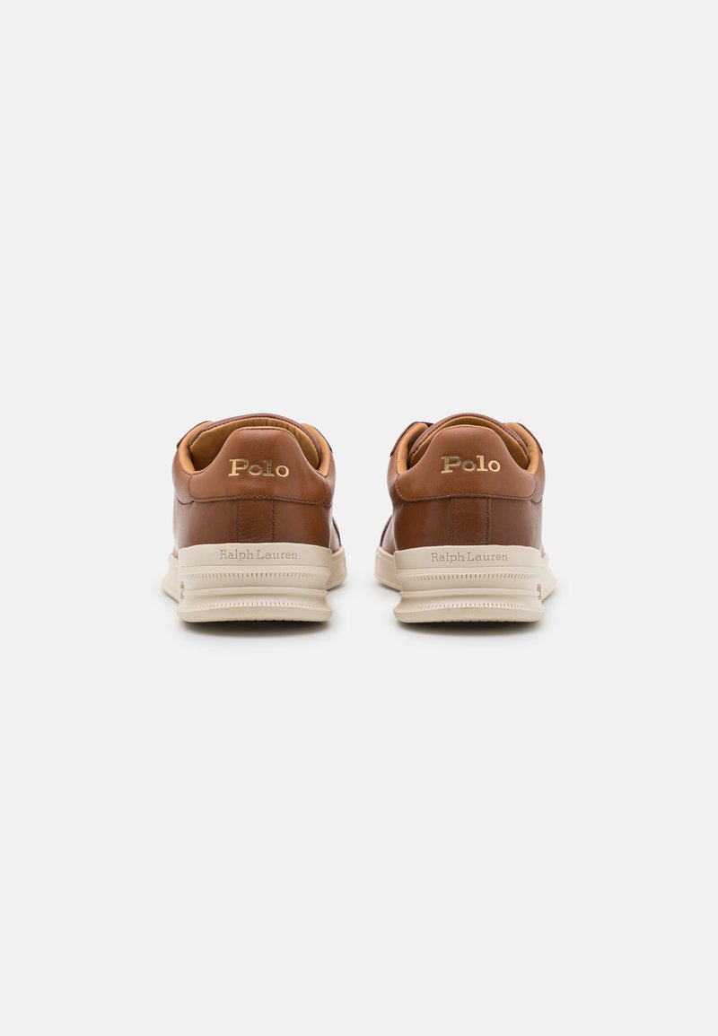 brown leather ralph lauren trainers