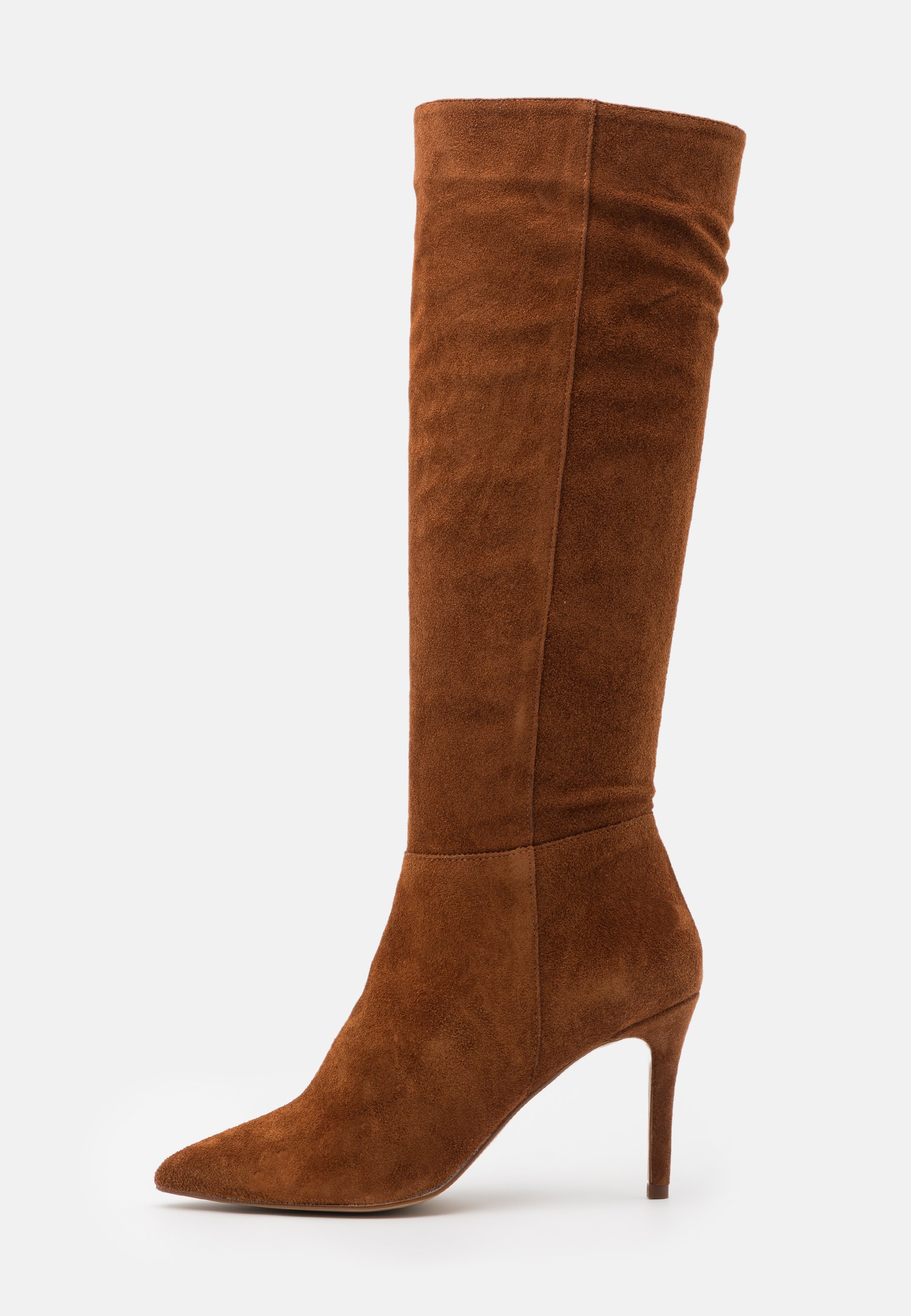 BIADANGER LONG BOOT Laarzen met hoge hak cognac BIADANGER LONG BOOT Laarzen met hoge hak cognac