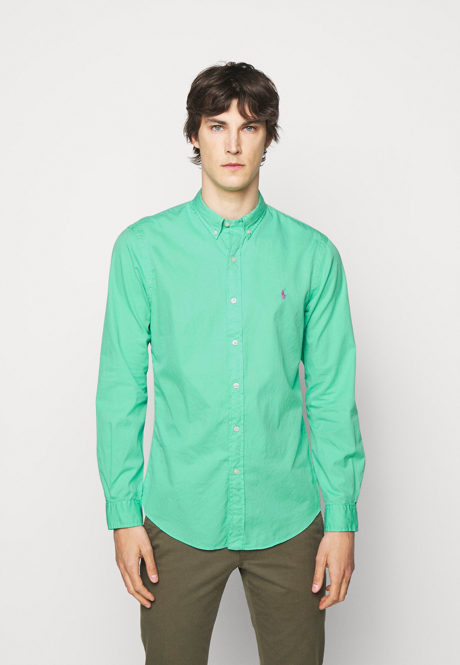 camisa verde ralph lauren