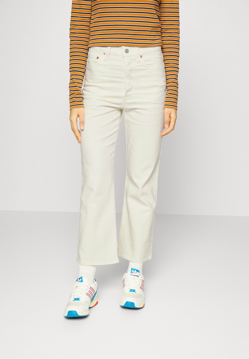 Levi's® RIBCAGE CROP BOOT - Calças de ganga bootcut - natural order