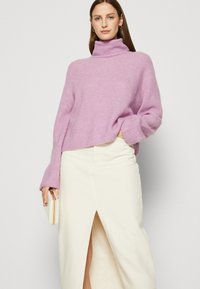 Mos Mosh THORA ROLLNECK - Maglione - lavender herb
