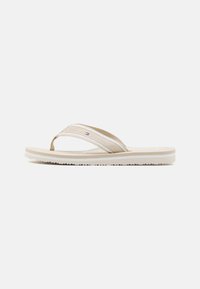 Tommy Hilfiger GRAPHIC BEACH - Pool shoes - classic beige