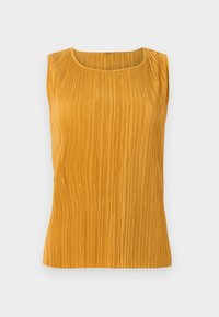 PLISSE TANK - Tops - gold ice