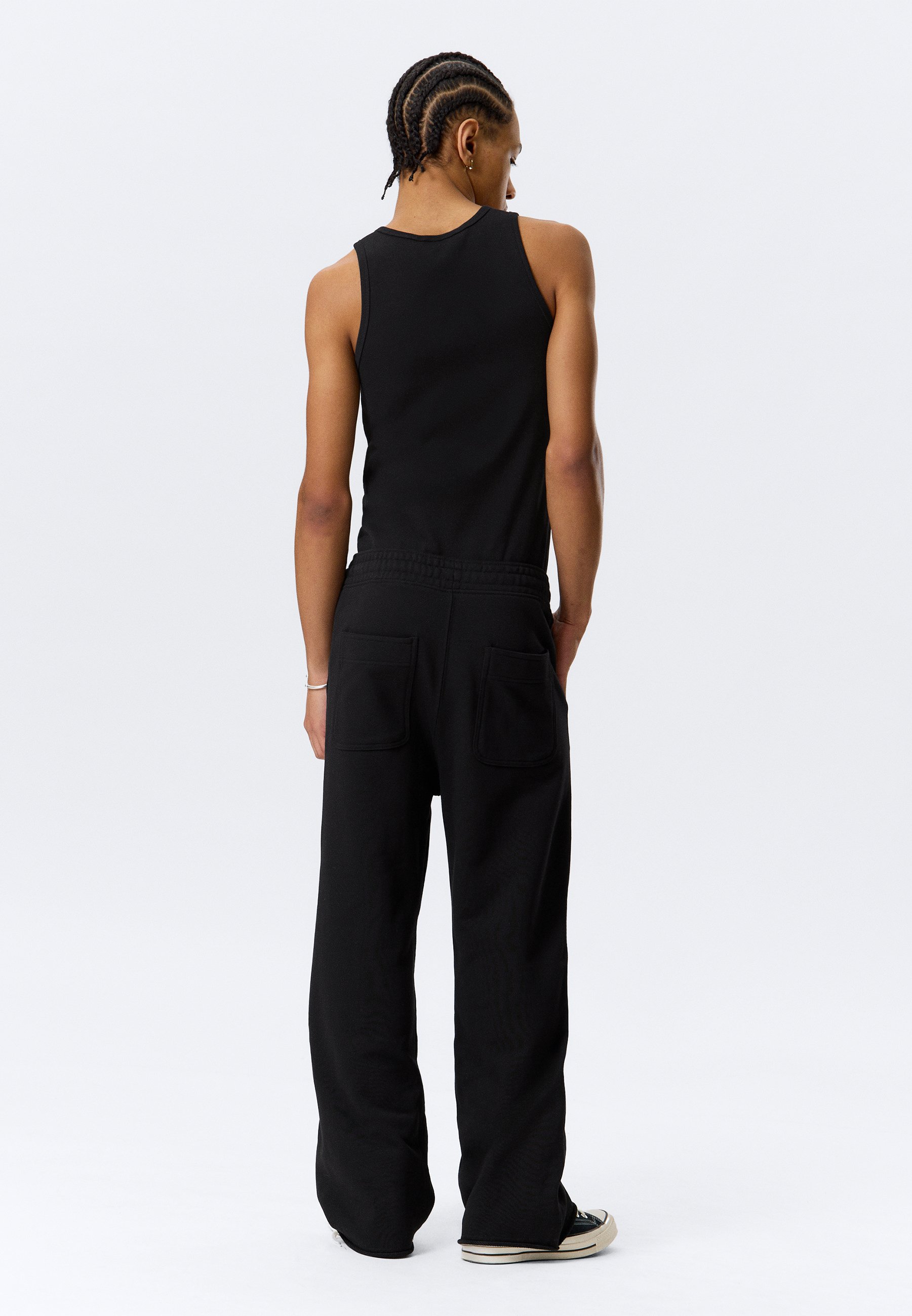 Weekday ASTRO LOOSE UNISEX - Tracksuit bottoms - black - Zalando