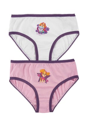 2ER PACK - Slip - rosa/weiß