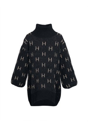 Strikkegenser - schwarz