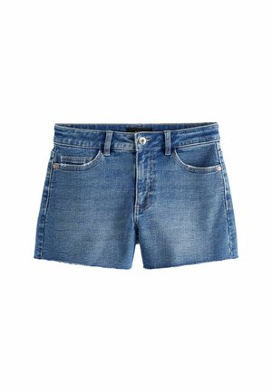 SUPER SOFT RAW HEM  PETITE  - Pantaloni scurți din denim - mid blue