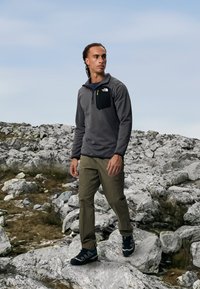 The North Face CREST ¼ ZIP - Sudadera - anthracite grey/black