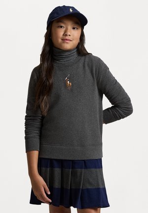Polo Ralph Lauren BIG PONY FLEECE SWEATSHIRT DRESS - Vestido de dia - windsor heather