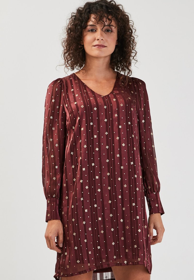 Cache Cache Robe Rouge Cache Cache Robe de jour - prune/rouge - ZALANDO.FR
