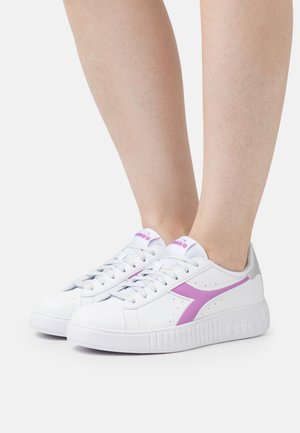 Diadora STEP  - Sneakers basse - white/mulberry