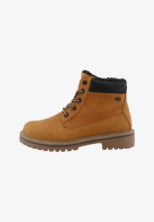 TOM TAILOR, STIEFEL UNISEX - Bottines à lacets - camel