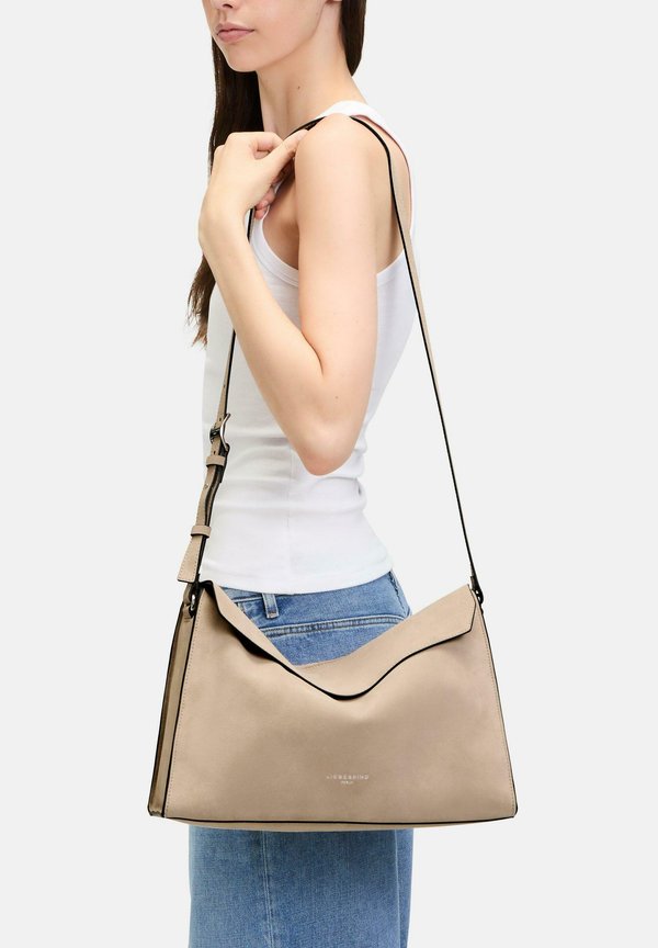 LORA GERÄUMIGE - Umhängetasche - sandstein