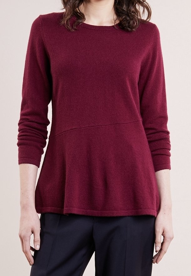 FTC Cashmere Strickpullover - bordeaux