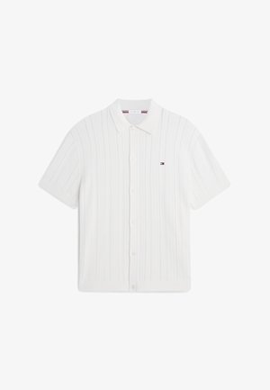 Tommy Hilfiger, POINTELLE STRUCTURE SS SHIRT - SUMMER RESORT - Košeľa - ivory petal