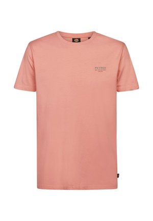 Petrol Industries, PETROL INDUSTRIES T-SHIRT KURZARMSHIRT - Triko s potiskem - rot