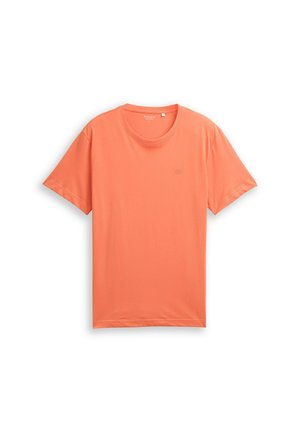 TOM TAILOR, MIT LOGO-STICKEREI - T-Shirt basic - wild coral