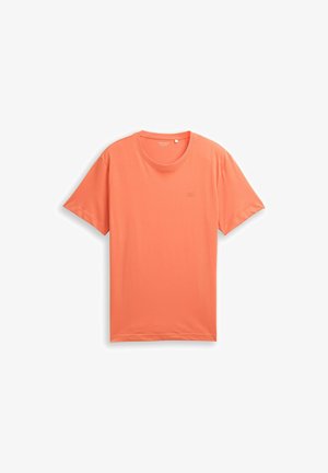 TOM TAILOR, MIT LOGO-STICKEREI - T-Shirt basic - wild coral
