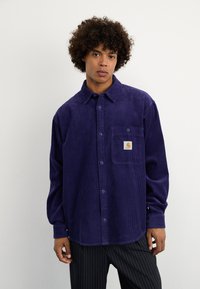 Carhartt WIP FLINT SHIRT - Skjorta - aura rinsed
