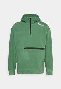 Puma HALF ZIP - Jersey con capucha - deep forest