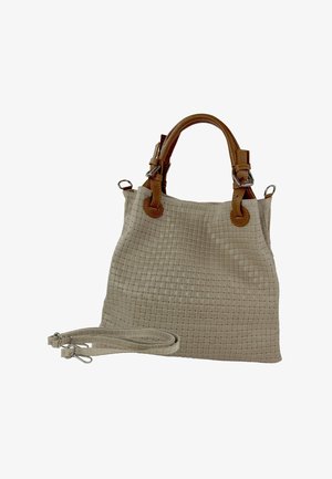 DrachenLeder, Handtasche - taupe beige