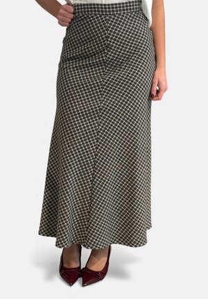 LUNGA STAMPA QUADRI - Gonna lunga - multicolor