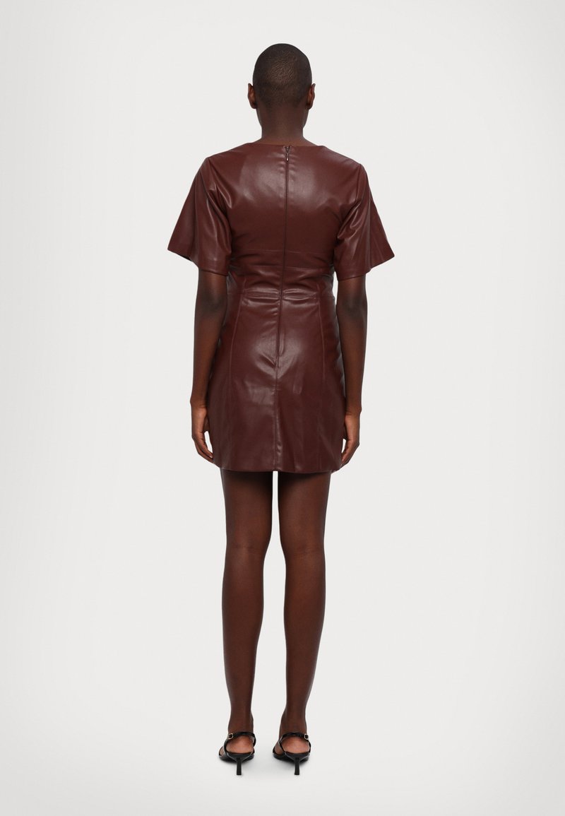 AMUR JOEY MINI DRESS - Cocktail dress / Party dress - smoky quartz/brown - Zalando AMUR JOEY MINI DRESS - Cocktail dress / Party dress - smoky quartz/brown - Zalando