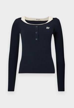 CLARY - Top s dlhým rukávom - baritone blue