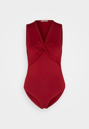 Anna Field Top - dark red