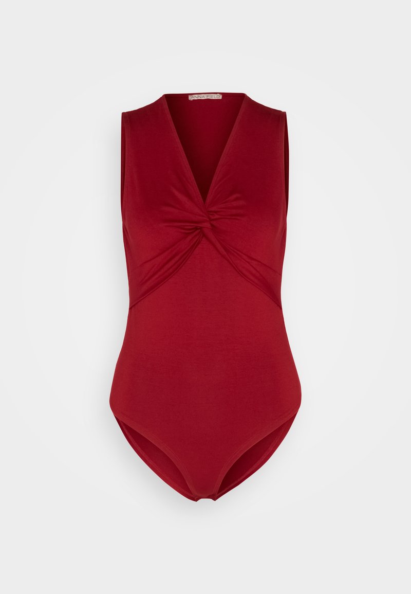 Anna Field Top donkerrood