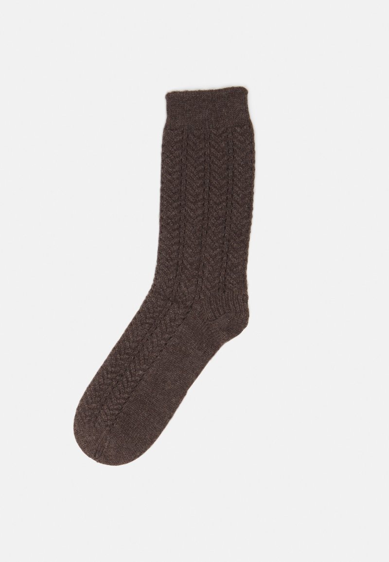 Polo Ralph Lauren CREW - Meias - brown heather