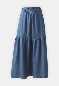 ONLPIA BEA LONG SKIRT - Falda vaquera - medium blue denim