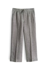 MID RISE CROPPED RELAXED FIT - Pantaloni - olive leaf
