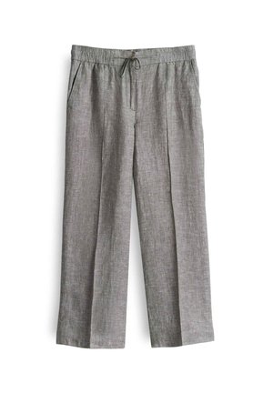 OPUS MID RISE CROPPED RELAXED FIT - Trousers - olive leaf