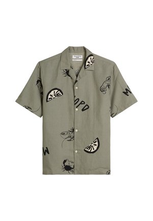 Marc O'Polo DENIM, Vapaa-ajan kauluspaita - light green multi