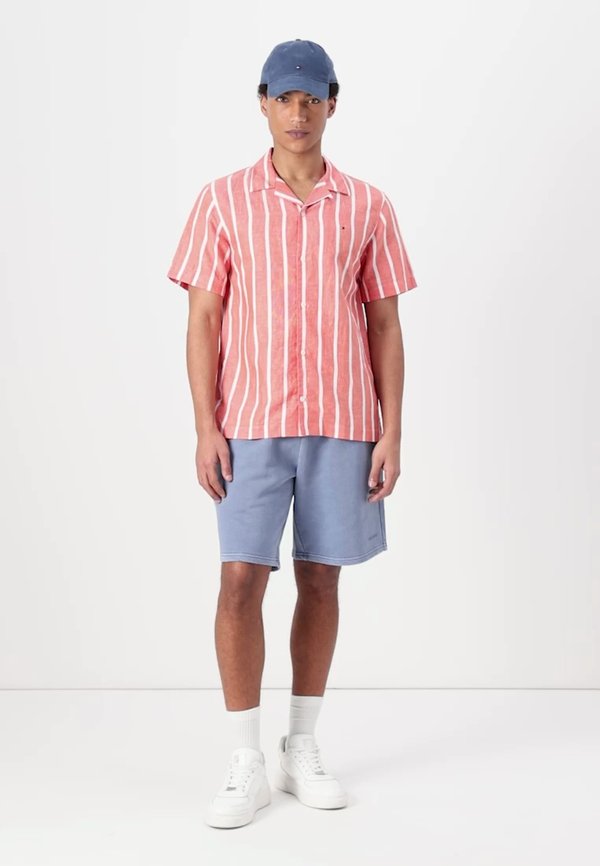 BLEND STRIPED SHIRT - Shirt - brilliant orange3