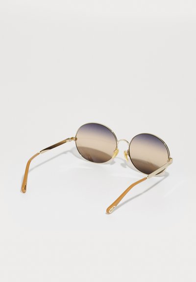 CHLOÉ Gafas de sol - gold-coloured/blue