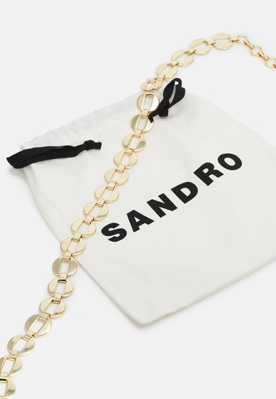 sandro BYZANCE BELT - Cintura - gold-coloured