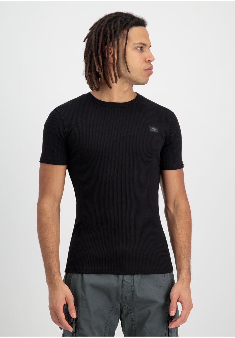 Alpha Industries X FIT  - Jednoduché tričko - black