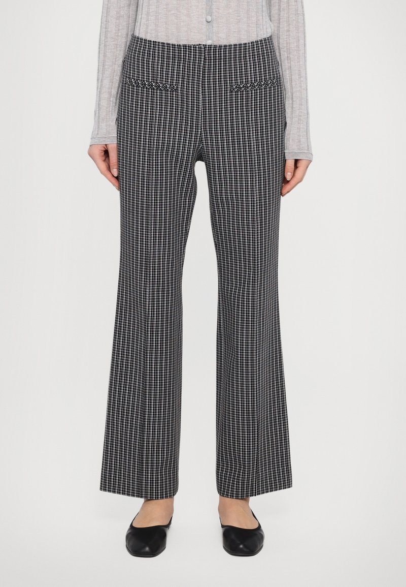 Proenza Schouler White Label - ISADORA PANT - Trousers - black/white, Enlarge
