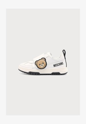 MOSCHINO, UNISEX - Chaussures premiers pas - white/black