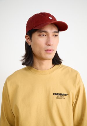 MADISON LOGO UNISEX - Cap - vermillion/white
