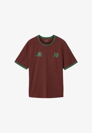 AllSaints, PARTIDA SS CREW - T-shirts print - red