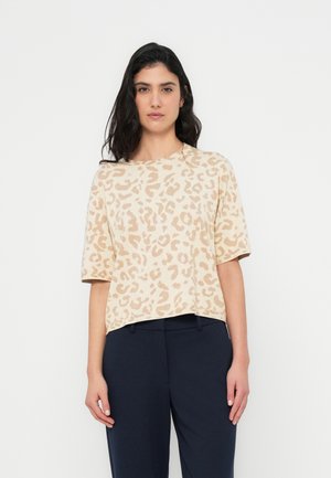 VIMAYAS O NECK - T-shirts print - super light natural melange