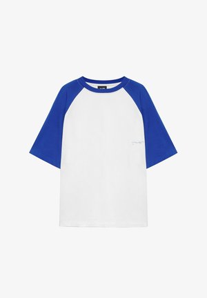 PULL&BEAR, STWD RAGLAN SLEEVE - T-SHIRT - T-shirt basique - mottled blue