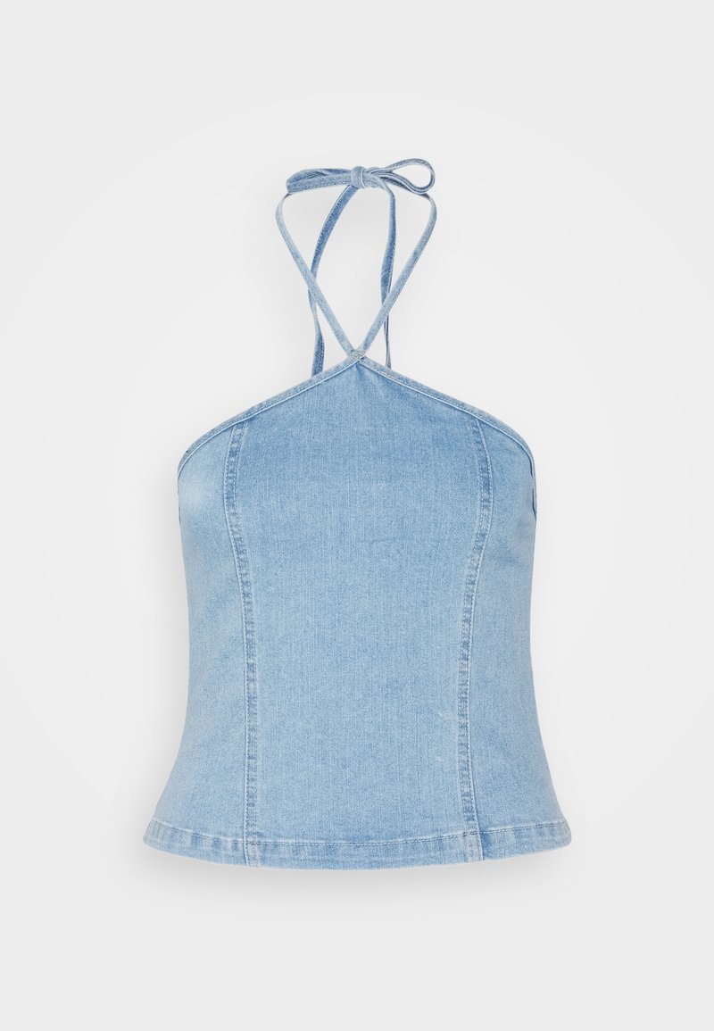 Noisy May Top lichtblauw denim Noisy May Top lichtblauw denim