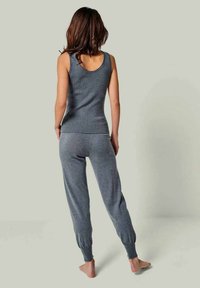 YOU LOOK PERFECT MERINO WOOL LOUNGEWEAR SET 3 PIECES - Nachtwäsche Set - anthrazit