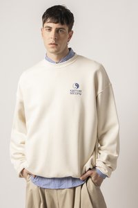 Kaotiko CREW YAKISOBA LOVERS UNISEX - Sportska majica - ivory