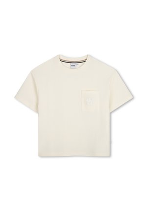 BOSS Kidswear, TEE-SHIRT MANCHES COURTES - T-shirt basic - ivory